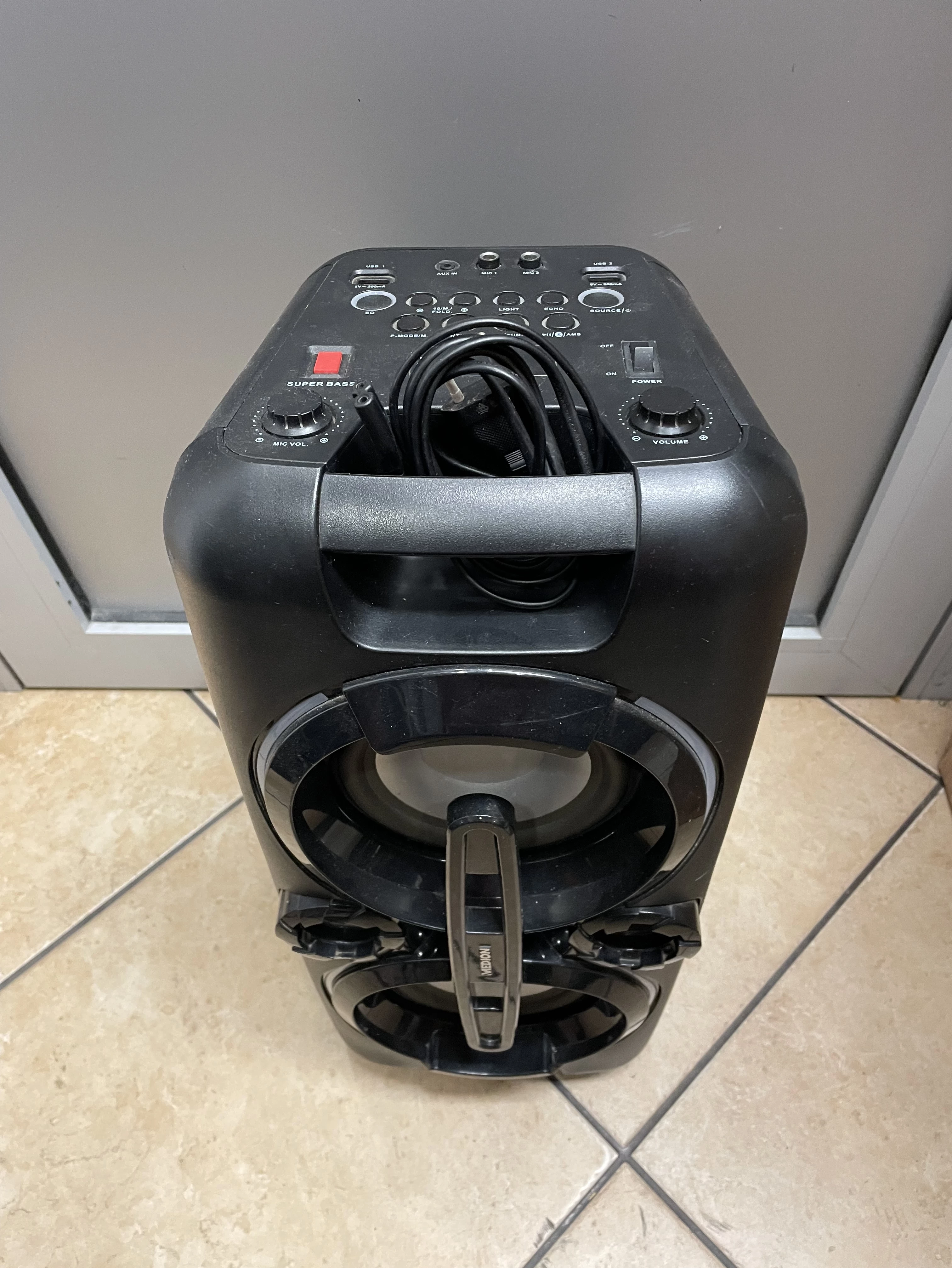 glosnik-karaoke-bluetooth-medion-party-md-43438-ean-gtin-4015625434389