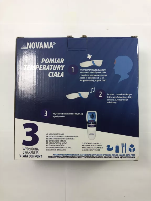 TERMOMETR BEZDOTYKOWY NOVAMA XL