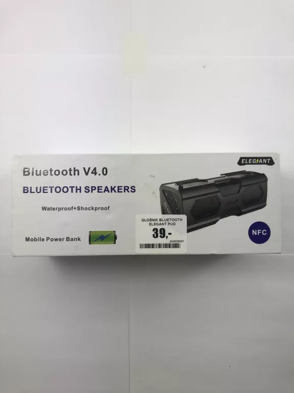 GŁOŚNIK BLUETOOTH ELEGANT PUD