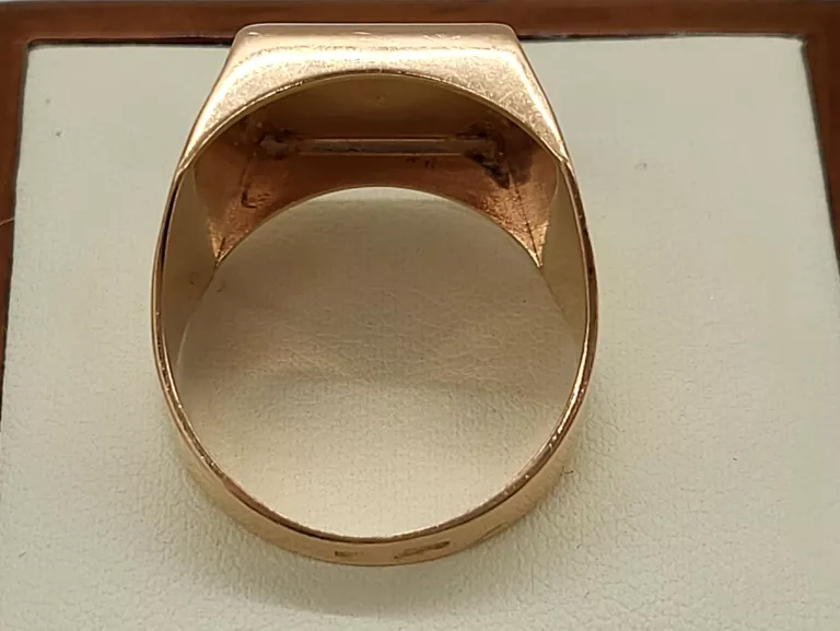 ZŁOTY MĘSKI SYGNET 585/ 9,32G
