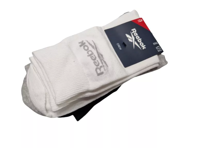 SKARPETKI REEBOK CREW DŁUGIE 3 PAK 43-45