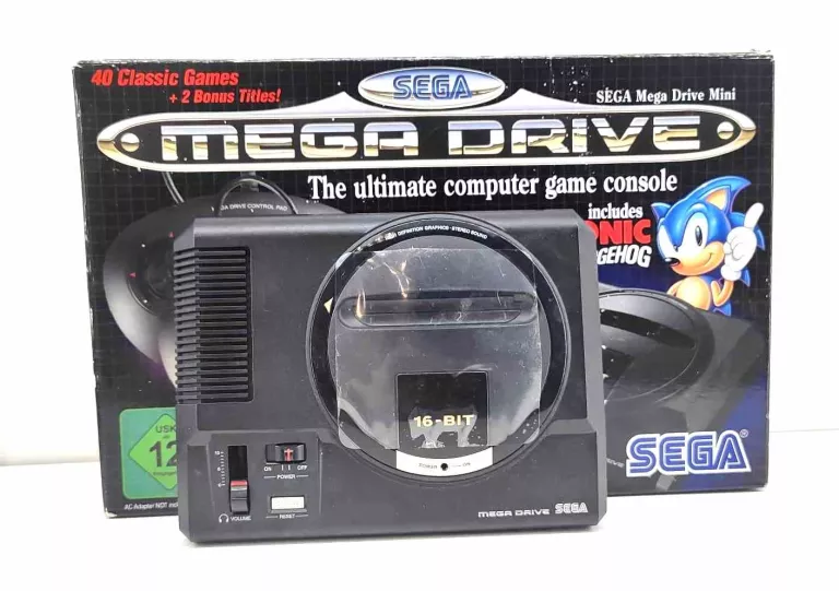 KONSOLA RETRO SEGA MEGA DRIVE MINI 2 PADY