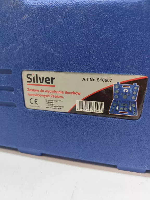 ZESTAW DO WYCISKANIA TŁOCZKÓW SILVER S10607 I TESTER CIŚNIENIA FALCON