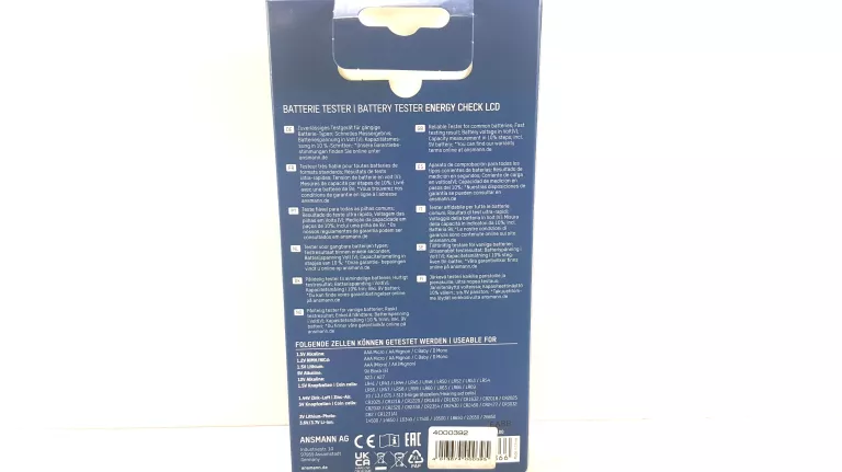 TESTER BATERII ANSMANN ENERGY CHECK LCD KAR