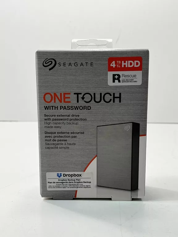 DYSK SEAGATE ONE TOUCH 4TB HDD SREBRNY, PARAGON