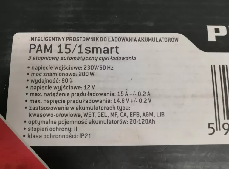 PROSTOWNIK PIROTEC PAM 15/1 SMART GWARANCJA