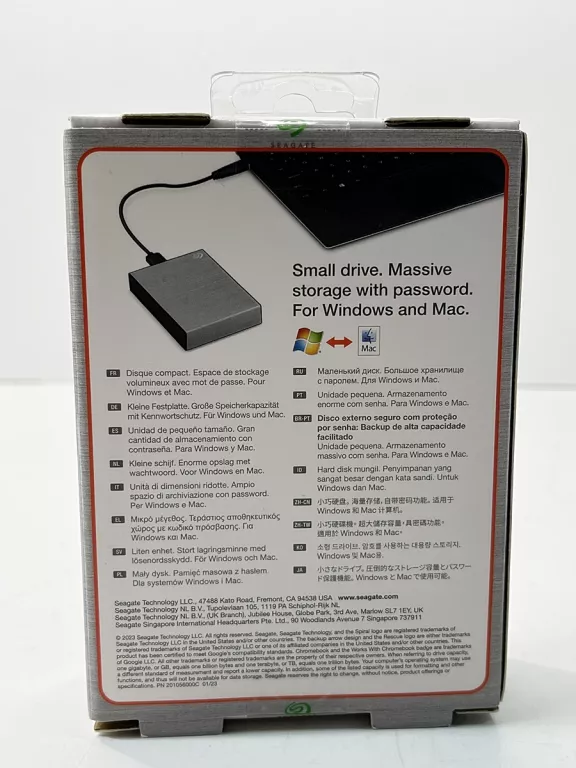 DYSK SEAGATE ONE TOUCH 4TB HDD SREBRNY, PARAGON