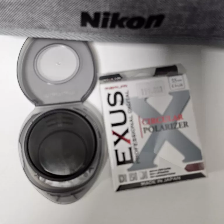 TORBA FOTOGRAFICZNA NIKON CF-EU11 + FILTR POLARYZACYJNY MARUMI EXUS CIRCUL