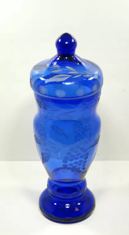 sliczny-szklany-wazon-niebieski-prl-z-pokrywka-super-stan-zamkowa-4-ostrzeszow