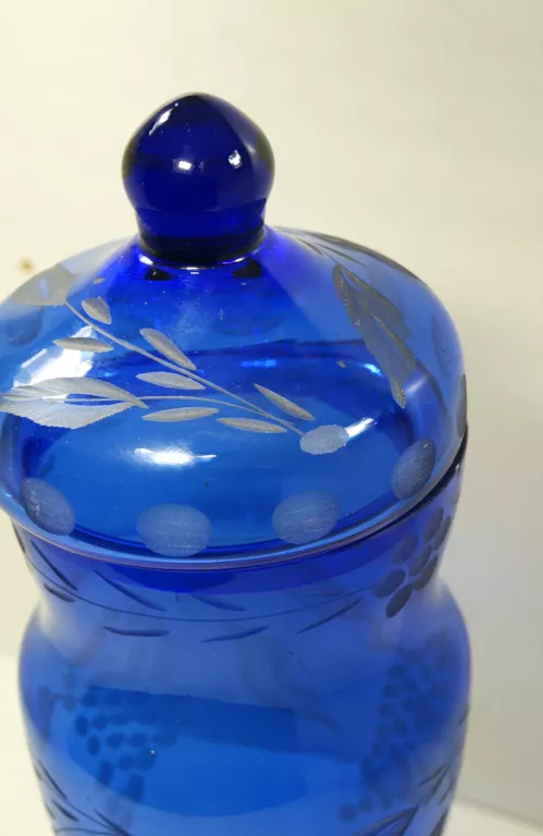 sliczny-szklany-wazon-niebieski-prl-z-pokrywka-super-stan-stan-11323-253806