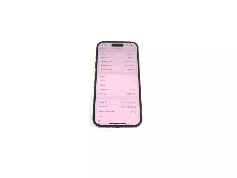 APPLE IPHONE 14 PRO 128GB BAT.87%