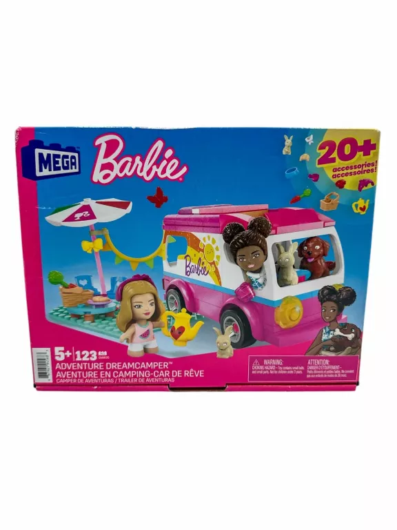 ZESTAW KLOCKI BARBIE KAMPER MEGA CONSTRUX GWR35