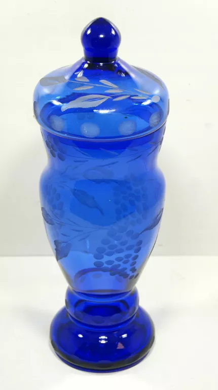sliczny-szklany-wazon-niebieski-prl-z-pokrywka-super-stan-ean-gtin-5902663376407