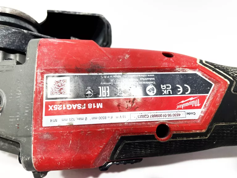 SZLIFIERKA MILWAUKEE M18 FSAG125X + AKU+ ŁAD