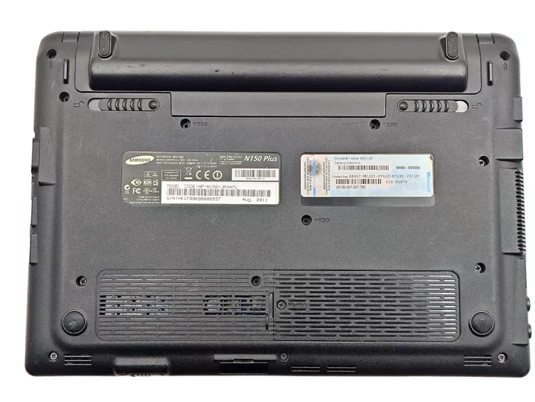 LAPTOP SAMSUNG N150 PLUS 2GB RAM 320GB HDD INTEL ATOM N550