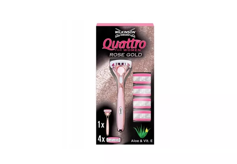 WILKINSON QUATTRO ROSE MASZYNKA, 1+4 WKŁADY