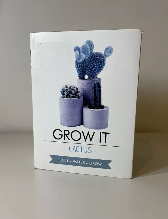 KAKTUSY DO WYSIANIA ZESTAW- GROW IT CACTUS AMAZON
