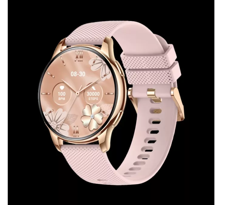 SMARTWATCH KM10 PRO AMOLED ROSE GOLD DEVILL + PUDEŁKO + DODATKOWY PASEK