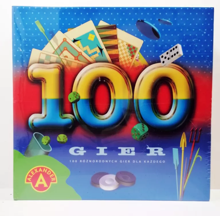 100 GIER PLANSZOWYCH TOWARZYSKICH DLA DZIECI