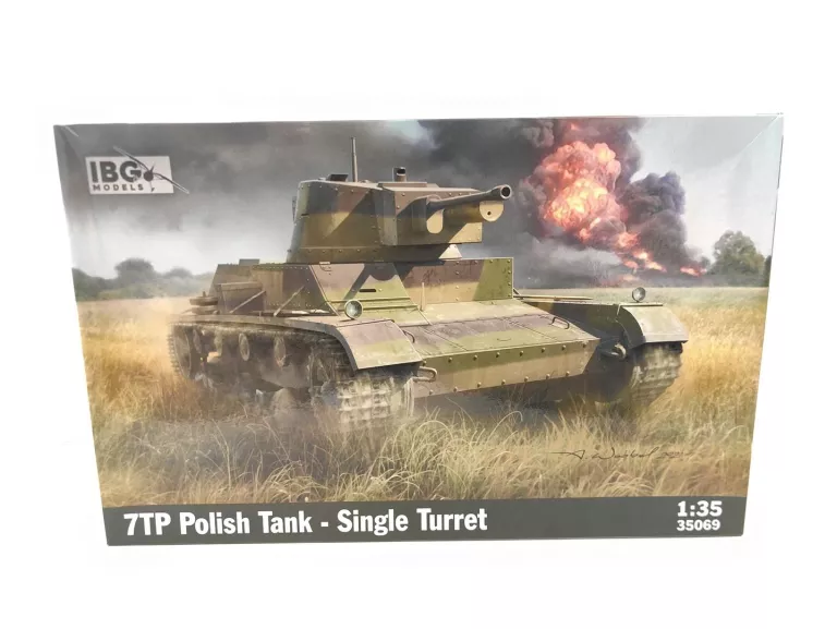 MODEL CZOŁGU IBG 35069 7TP POLISH TANK SINGLE TURRET 1:35