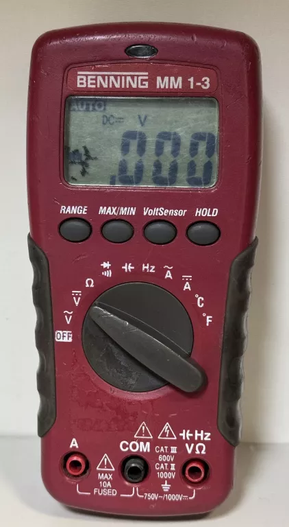 MULTIMETR MIERNIK UNIWERSALNY BENNING MM 1-3 CYFROWY