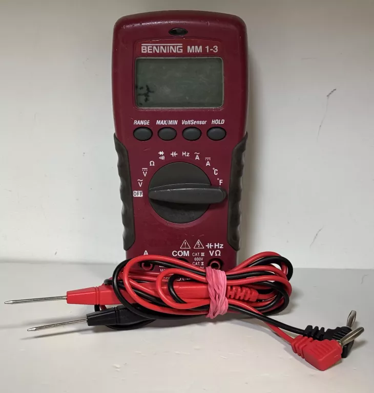 MULTIMETR MIERNIK UNIWERSALNY BENNING MM 1-3 CYFROWY