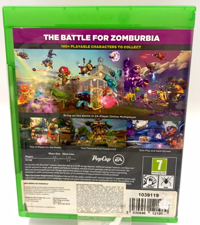 GRA XBOX ONE PLANTS VS ZOMBIES GW2