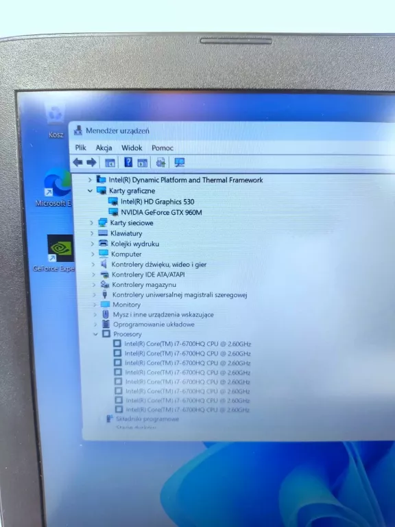LAPTOP ASUS GL552V 15,6 " INTEL CORE I7 8 GB / 1000 GB WIN11