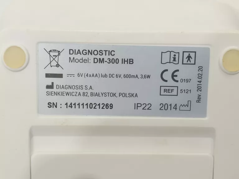 CIŚNIENIOMIERZ DIAGNOSTIC DM-300 IHB