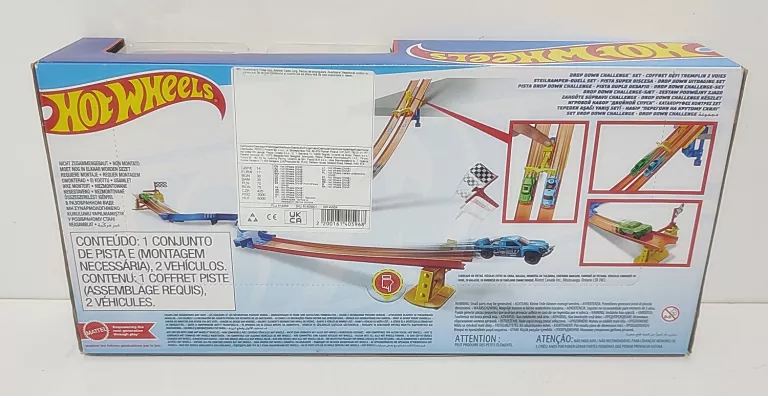 ZESTAW HOTWHEELS DROP DOWN CHALLENGE SET DNR54 DNN81