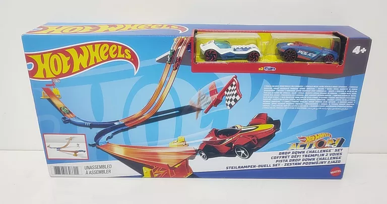 ZESTAW HOTWHEELS DROP DOWN CHALLENGE SET DNR54 DNN81