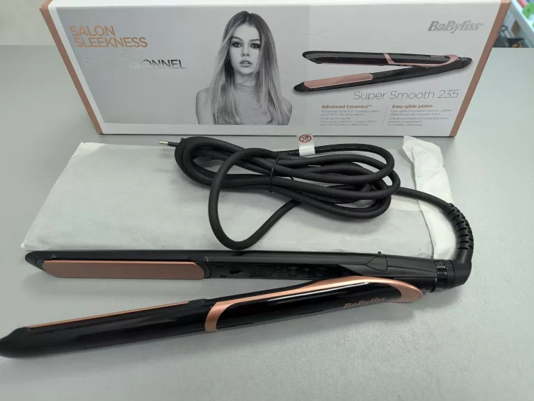PROSTOWNICA DO WŁOSÓW BABYLISS SMOOTH 235 ST391E JONIZACJA