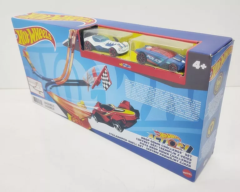 ZESTAW HOTWHEELS DROP DOWN CHALLENGE SET DNR54 DNN81