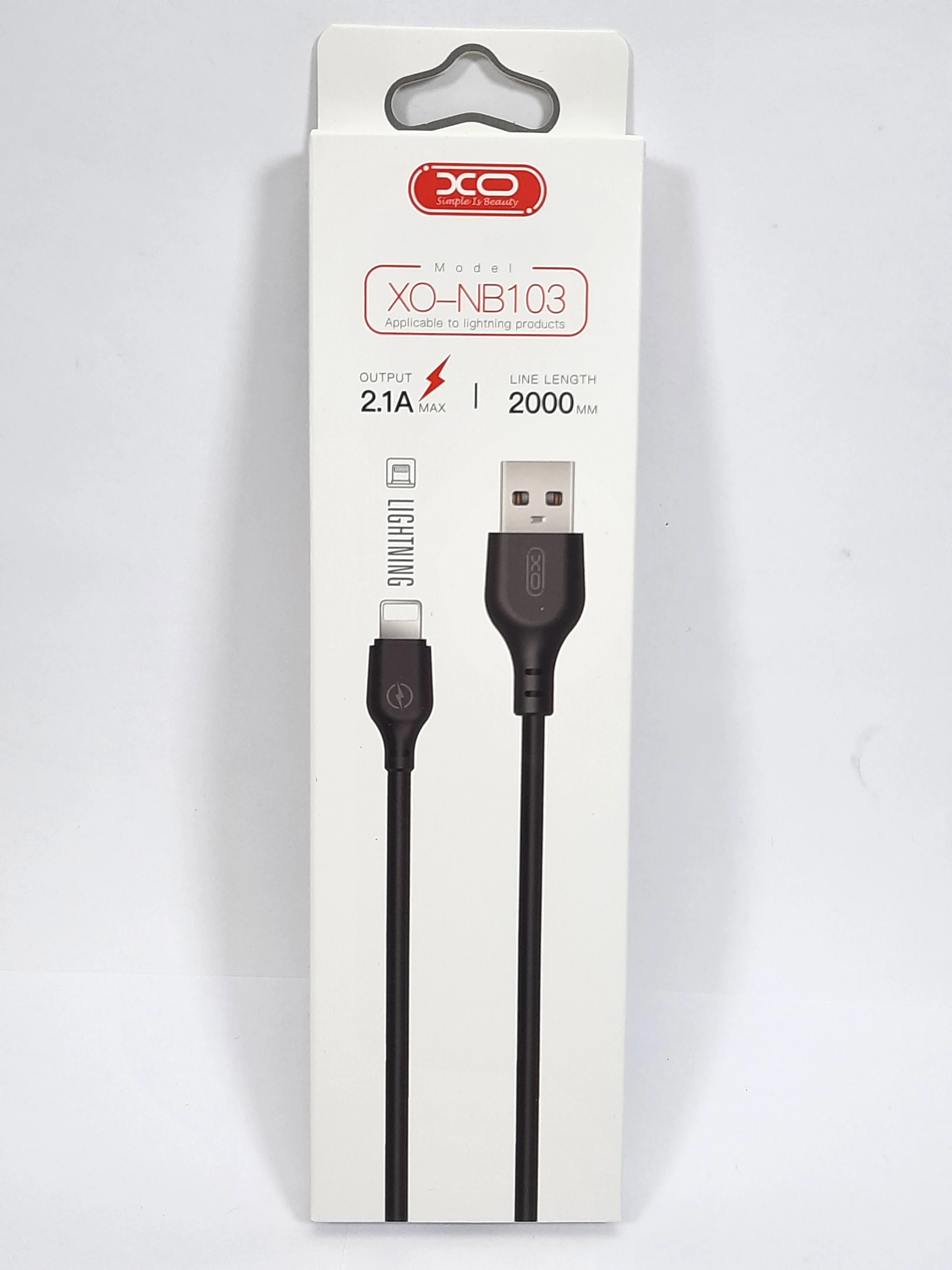 kabel-usb-lightning-xo-nb103-czarny-plac-zwyciestwa-1u8-szczecin