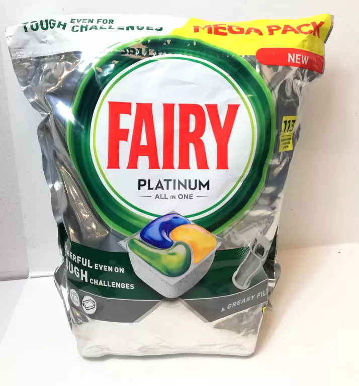 KAPSUŁKI DO ZMYWARKI FAIRY PLATINUM PLUS ALL IN ONE CYTRYNA 113 SZT.