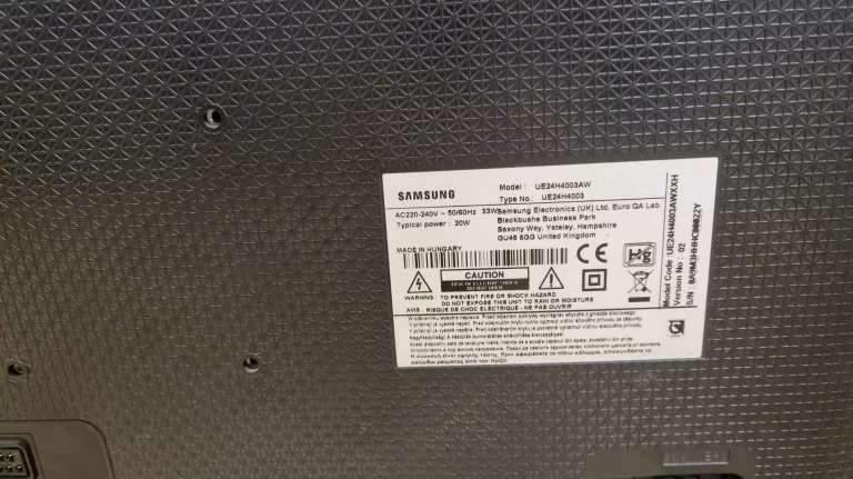 TELEWIZOR SAMSUNG UE24H4003 24' CALE USB 2XHDMI