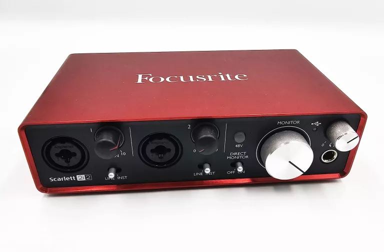 ZESTAW STUDYJNY FOCUSRITE SCARLET 2I2 STUDIO