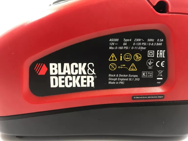 KOMPRESOR BEZOLEJOWY BLACK&DECKER ASI300