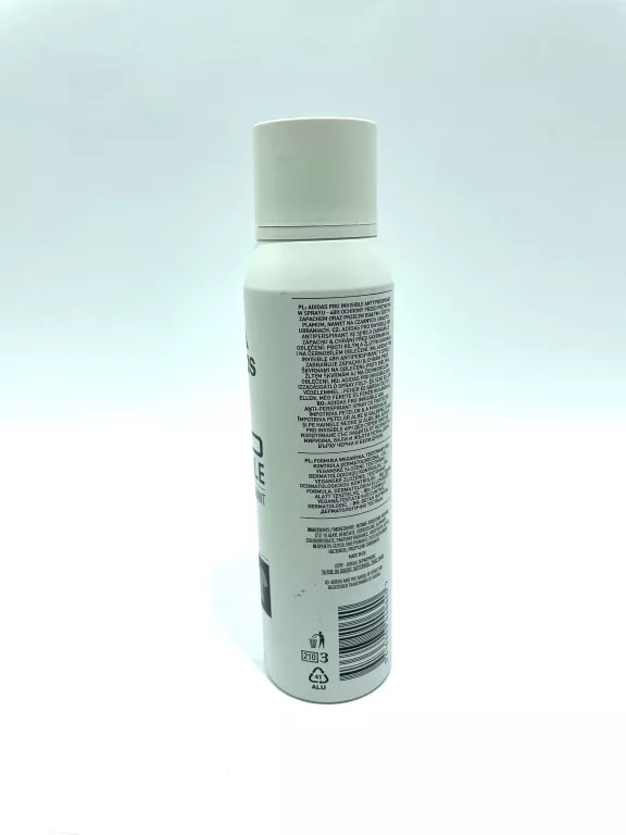 ADIDAS PRO INVISIBLE ANTYPERSPIRANT W SPRAYU DLA KOBIET, 150 ML 3616303440