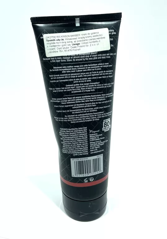 KREM DO GOLENIA WILKINSON BARBER'S STYLE 177 ML