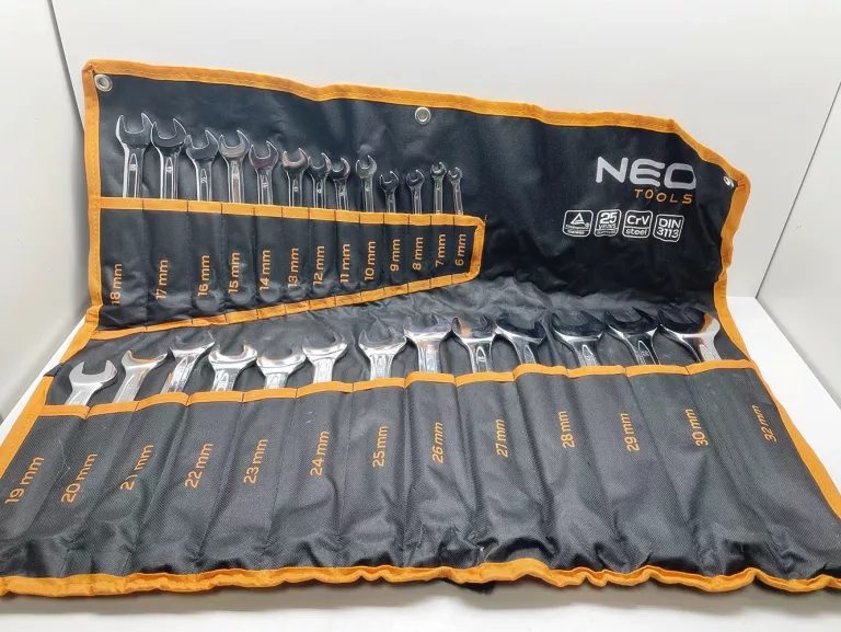 NEO KLUCZE PŁASKO-OCZKOWE 6-32 MM, ZESTAW 26 SZT. 09-754