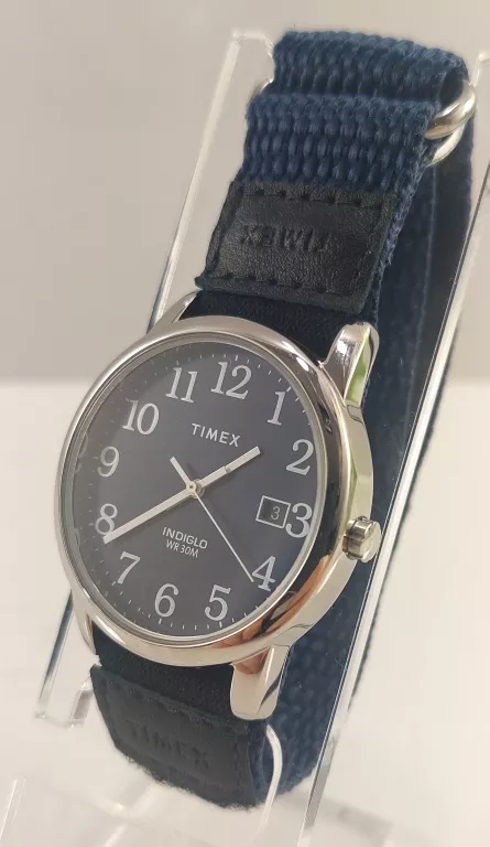 ZEGAREK MĘSKI TIMEX TW2U85000 EASY RIDER INDIGLO REGULOWANY PASEK