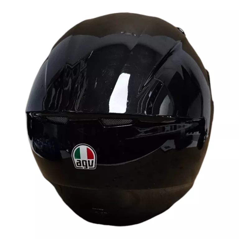 KASK AGV BLACK R XL ( 61-62 ) + INTERKOM + UCHWYT NA KAMERĘ *POLECAM*