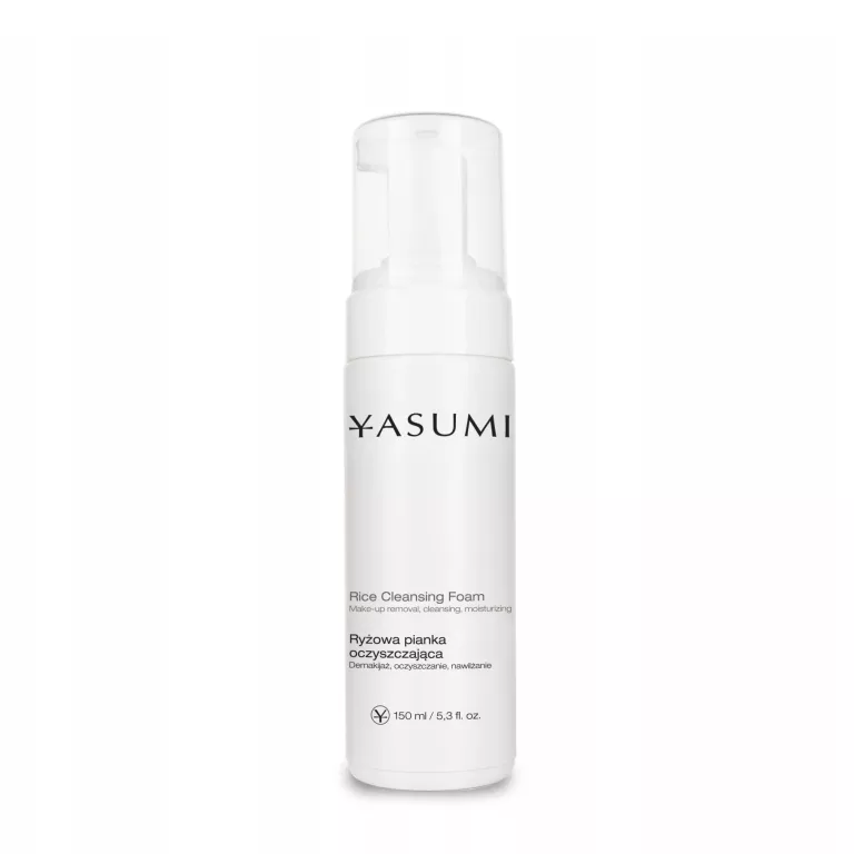 YASUMI RICE CLEANSING FOAM -DELIKATNA PIANKA  Z PROTEINAMI RYŻU 150 ML