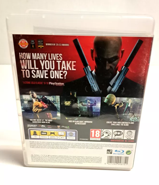 GRA HITMAN ABSOLUTION 5021290048751 PS3