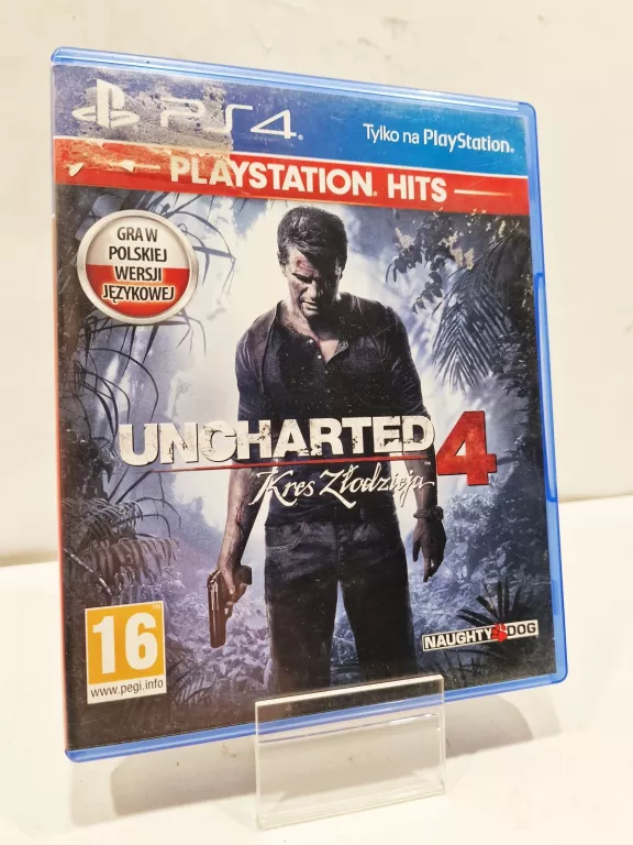 GRA NA PS4 UNCHARTED 4 KRES ZŁODZIEJA