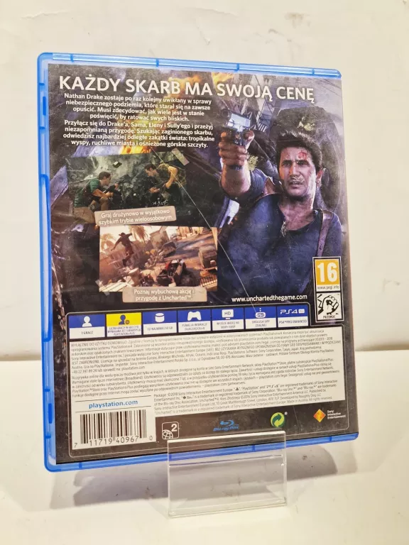 GRA NA PS4 UNCHARTED 4 KRES ZŁODZIEJA