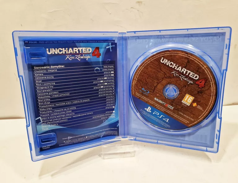 GRA NA PS4 UNCHARTED 4 KRES ZŁODZIEJA