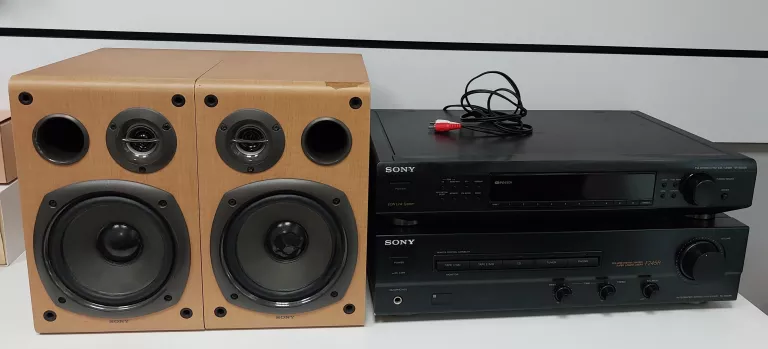 SONY TA-F245R WZMACNIACZ STEREO + 2 GŁOŚNIKI SONY SS CCP2