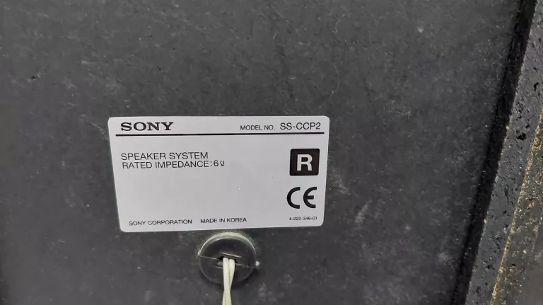 SONY TA-F245R WZMACNIACZ STEREO + 2 GŁOŚNIKI SONY SS CCP2